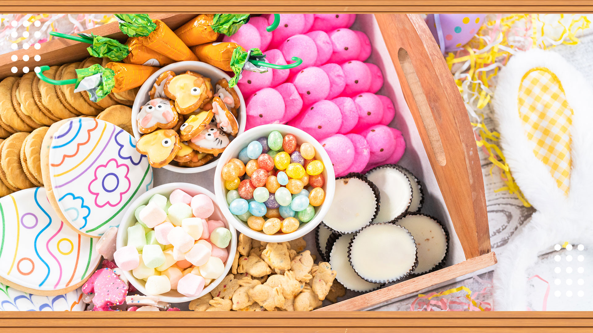 Easter Egg Hunt y snacks para los kids