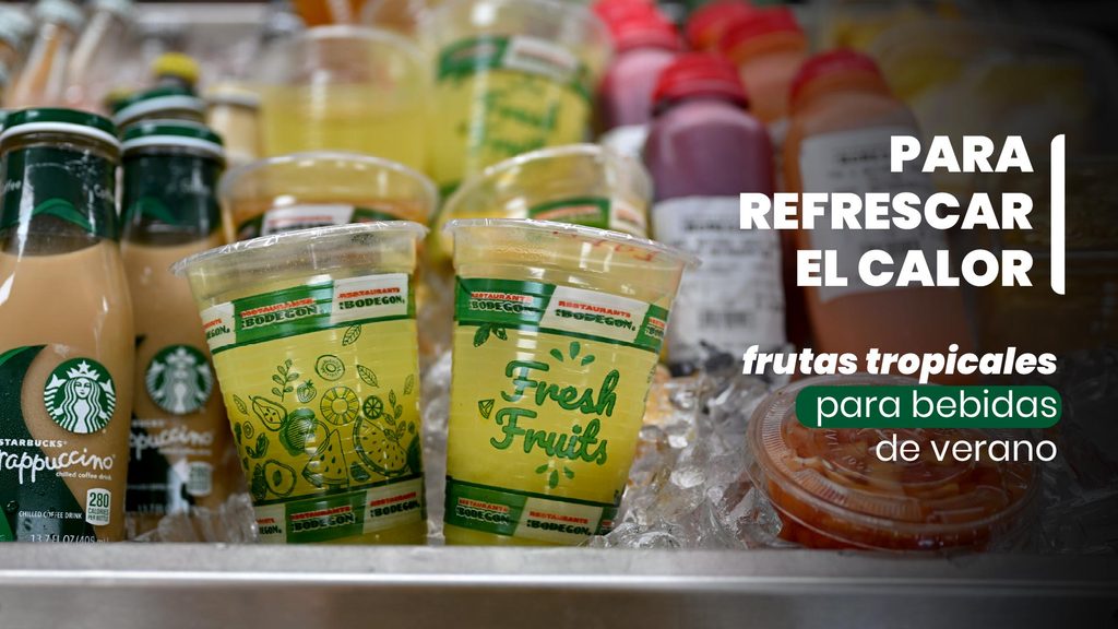 Para refrescar el calor: frutas tropicales para bebidas de verano
