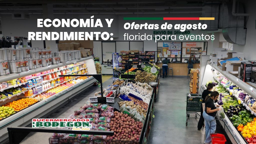 Economía y rendimiento: el bodegón ofertas de agosto florida para eventos